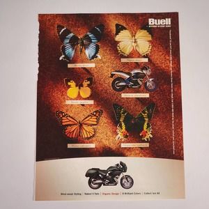 Buell Thunderbolt S3 S3T "Different In Every Sense" Print Ad 2000 Maxim 8.5"x11"